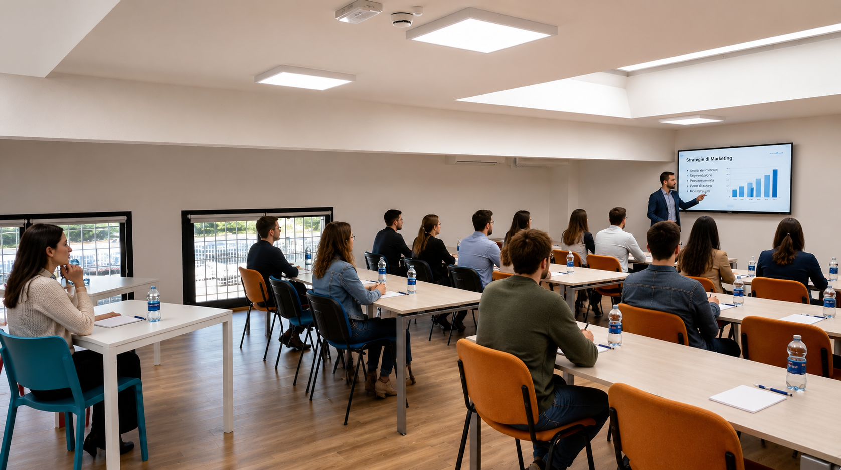 Professionisti durante un corso Barcella Academy