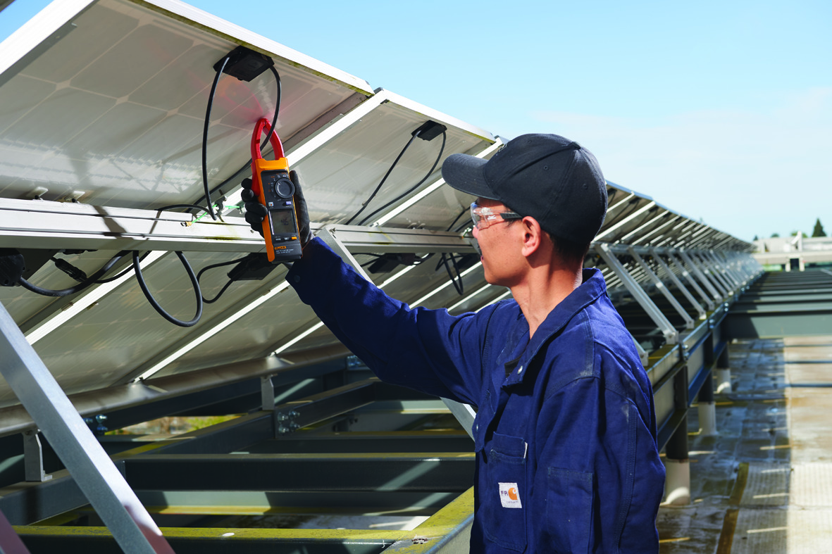 Fluke 393 FC per applicazioni fotovoltaiche