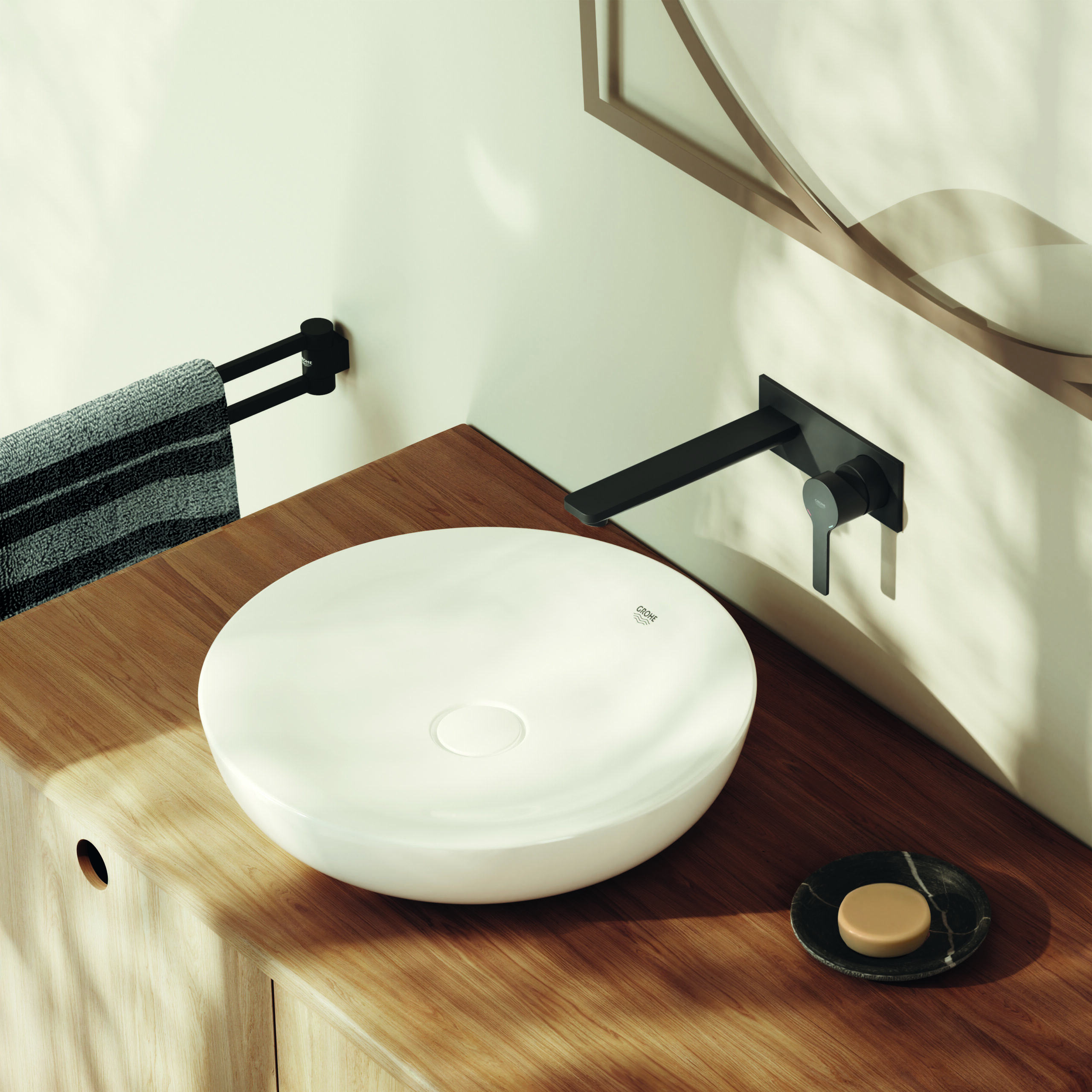 GROHE Lineare in finitura Nero Opaco