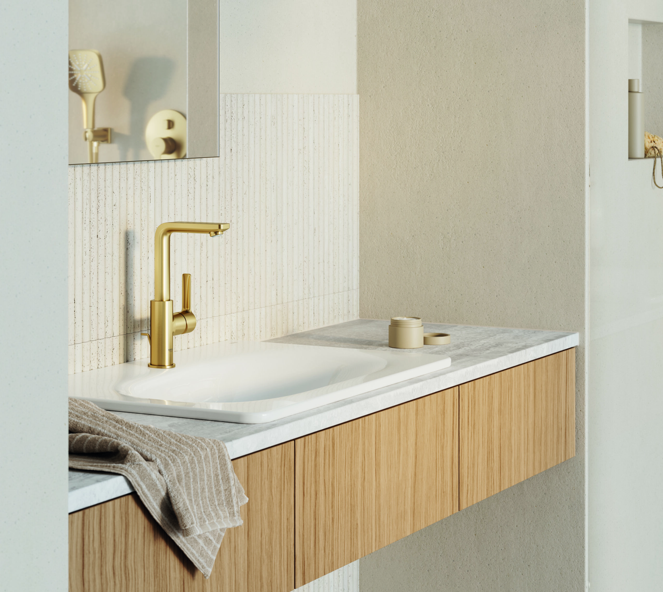 GROHE Lineare in finitura Oro Spazzolato