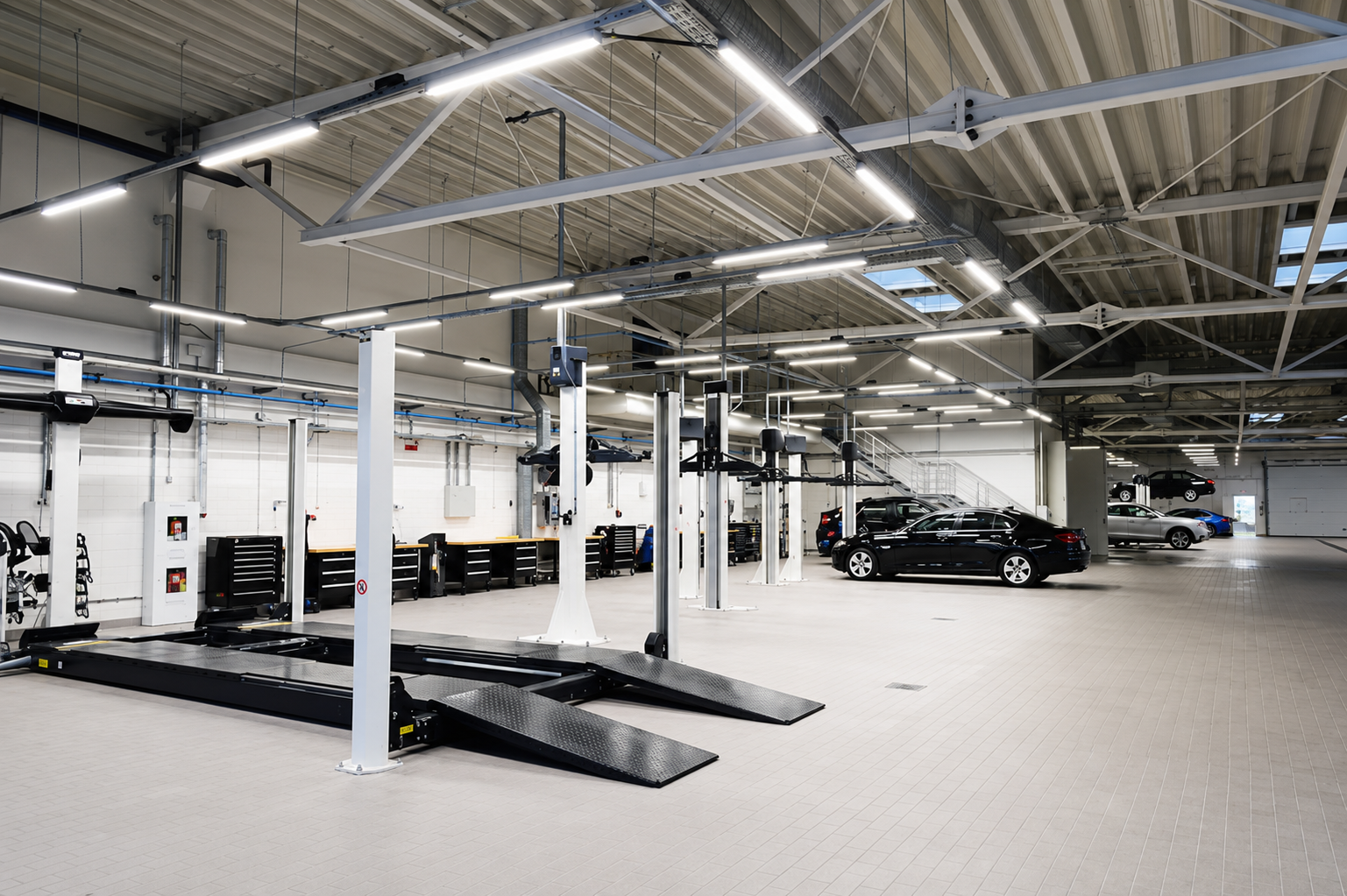 Sylvania Start Eco Waterproof installata in ambiente industriale